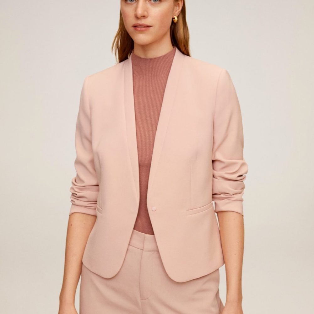 Mango Crepe Blazer